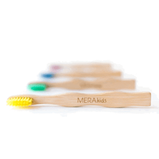 Cepillos de Dientes Sustentables para Infancias en Caja x 12 Unidades ´´Merakids´´ (ADF)
