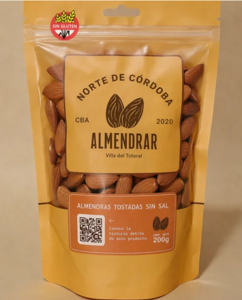 Almendras Naturales Agroecológicas x 500 gr