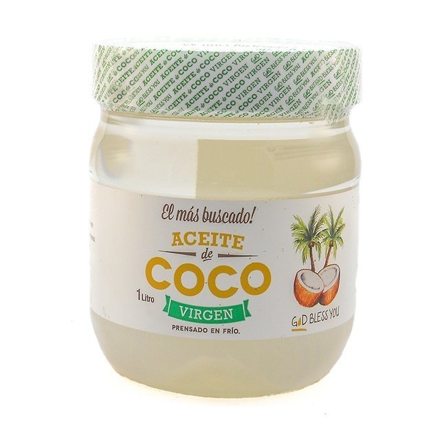 Pack de 3 Unidades de Aceite de Coco Agroecológico x 1000 Cc. God Bless You (Virgen)