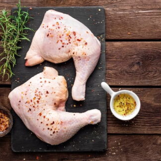Pata Muslo con Hueso de Pollo de Pastura x Kg. ´´Plumas Verdes´´ (D4A)