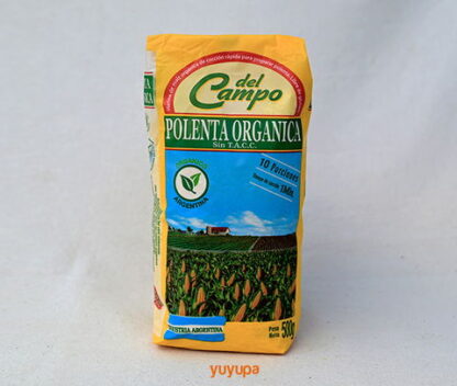 Polenta Orgánica Instantánea en Pack x 20 Unidades de 1/2 Kg ´´Del Campo´´