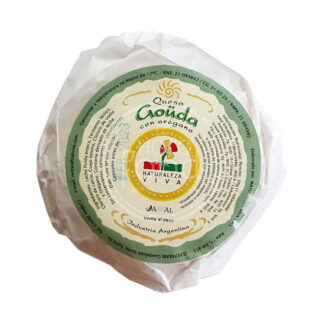 Queso Gouda Agroecológico x Kg ´´Naturaleza Viva´´ (Variedad: Oreganatto) (106)