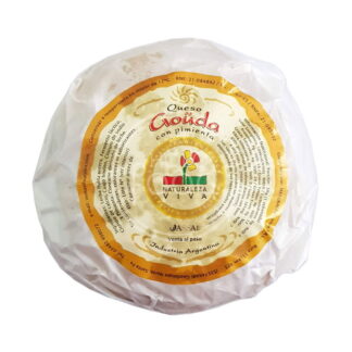 Queso Gouda Agroecológico x Kg ´´Naturaleza Viva´´ (Variedad: Pepatto) (DDC)