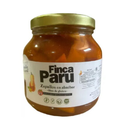 Pack de 6 Unidades de Zapallos Orgánicos en Almíbar x 460 Gr. ''Finca Paru''