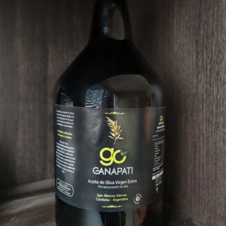 Aceite de Oliva Agroecológico x 2 Lt. ´´Ganapati´´  (Botellón de Vidrio)