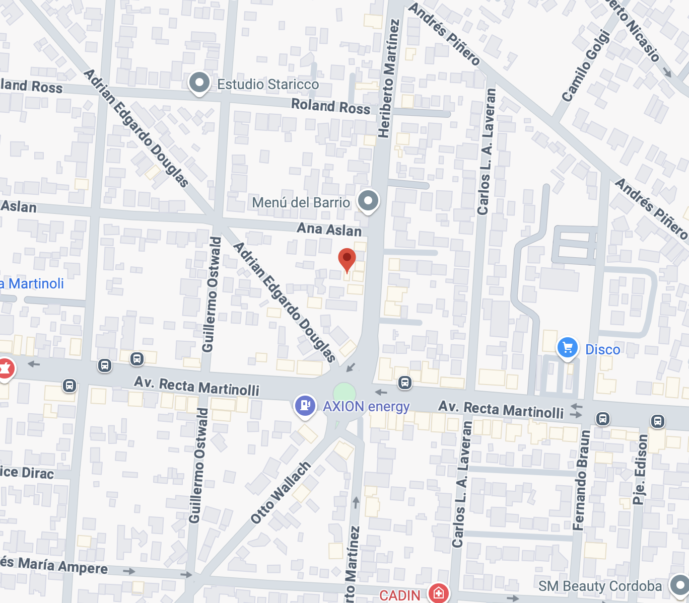sucursal zona norte mapa