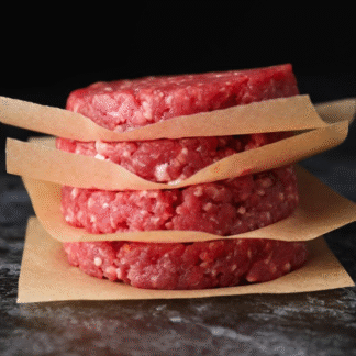 Hamburguesas de Vaca de Pastura  x 4 Unidades ´´Campo STU´´ (Precio publicado x Kg.)