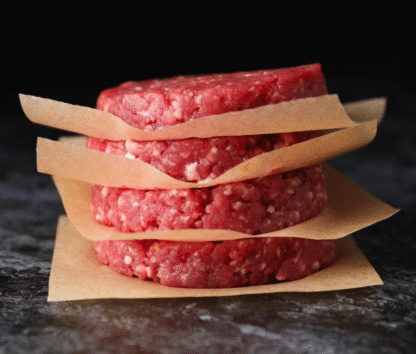 Hamburguesas de Vaca de Pastura  x 4 Unidades ´´Campo STU´´ (Precio publicado x Kg.)