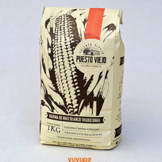 Pack de 5 Unidades de Harina de Maíz Blanco Agroecológico x 1 Kg. ´´Puesto Viejo´´