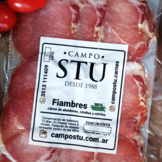 Jamón Crudo x Kg. ´´Campo STU´´ (Feteado x 120 Gr.)