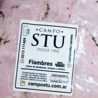 Jamón Cocido de Cerdo a las Finas Hierbas x Kg. ´´Campo STU´´ (Feteado)