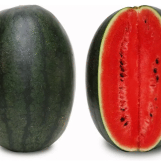Sandia pequeña, Personal, Variedad Black Widow por 6 unidades, produccion yuyupera (peso aprox de cada una 1,2 kg)