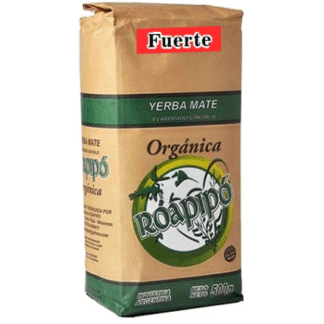 Yerba Mate Orgánica x 1/2 Kg. ´´Roapipó´´ Pack por 6 unidades (Variedad: Fuerte)