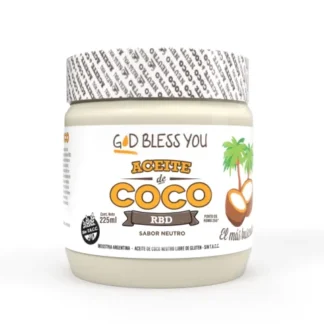 Aceite de Coco Natural x 500 Cc. ´´God Bless You´´ (Neutro)