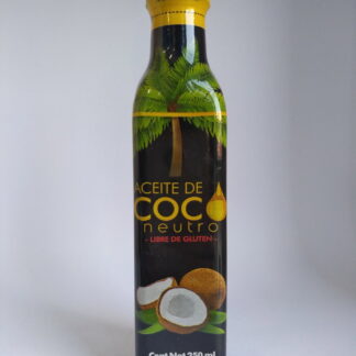 Aceite de Coco Agroecológico x 360 Cc. ´´Valle Orgánico´´ (Neutro)