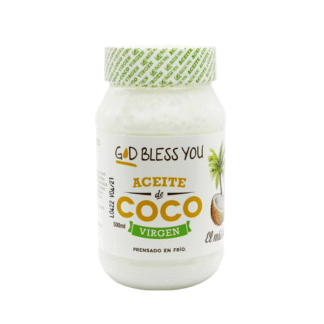 Aceite de Coco Natural x 500 Cc. ´´God Bless You´´ (Virgen)