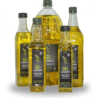 Aceite de Oliva Agroecológico x 1 Lt. Ganapati (Botella de Plástico)