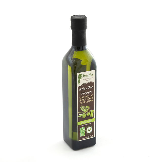 Aceite de Oliva Orgánico x 1/2 Lt. Maelca (Botella de Vidrio)