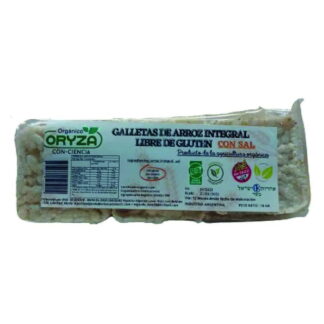 Galletas de Arroz Orgánicas x 70 Gr. ´´Oryza´´ (Variedad: con Sal)