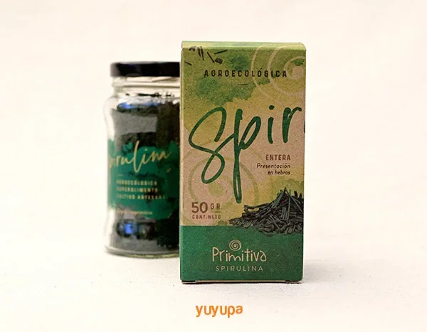 Pack x 3 Unidades de Espirulina Agroecológica en Hebras x 50 Gr. Primitiva