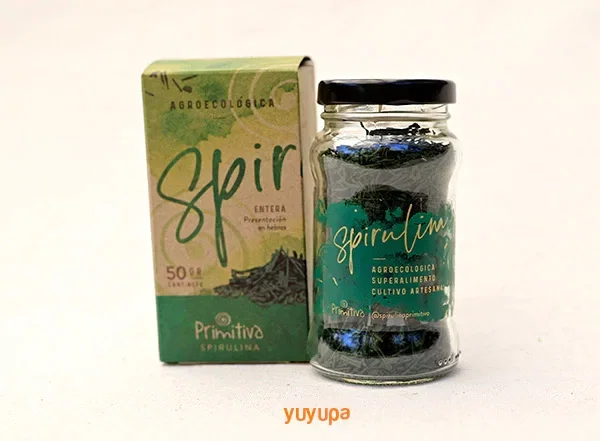 Pack x 3 Unidades de Espirulina Agroecológica en Hebras x 50 Gr. Primitiva - Image 3