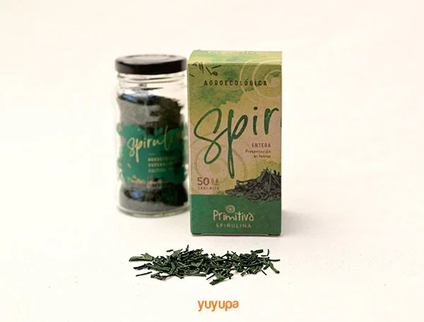 Pack x 3 Unidades de Espirulina Agroecológica en Hebras x 50 Gr. Primitiva - Image 4