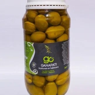 Pack x 5 Unidades Aceitunas Verdes Agroecológicas x 500 Gr. ´´Ganapati´´ (Tipo 0)