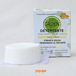 Detergente Ecológico Sólido x 120 Gr. Groen (Limón & Menta)