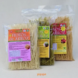 Fideos de Arroz Blanco Agroecológico x 250 Gr. `´Oryza (Variedad: Natural)