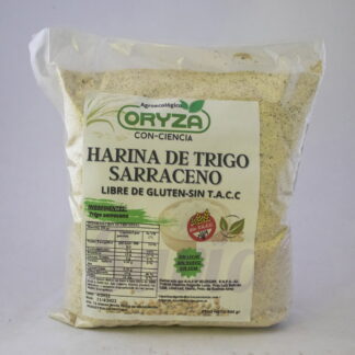 Harina de Trigo Sarraceno Integral Agroecológico x 1/2 Kg. Oryza