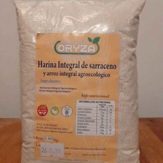 Harina de Trigo Sarraceno Integral Agroecológico x Kg. Oryza