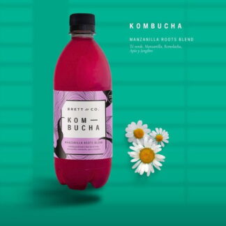 Kombucha Agroecológica x 500 Ml. Brett (Sabor: Manzanilla Roots Blend)