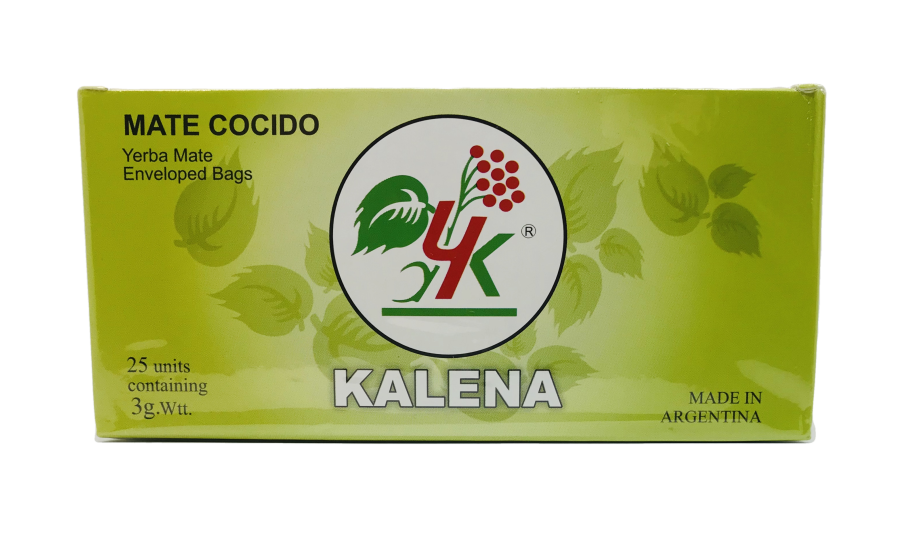 Mate Cocido Agroecológico en Saquitos Kalena (Cajita x 25 Unidades)
