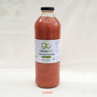 Pack x 12 Unidades de Salsa de Tomates Agroecológica x 1Lt. Ganapati