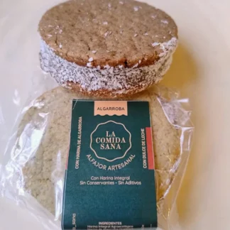 Pack x 5 Unidades de Alfajor Agroecológico de Algarroba con Dulce de Leche x Unidad La Comida Sana