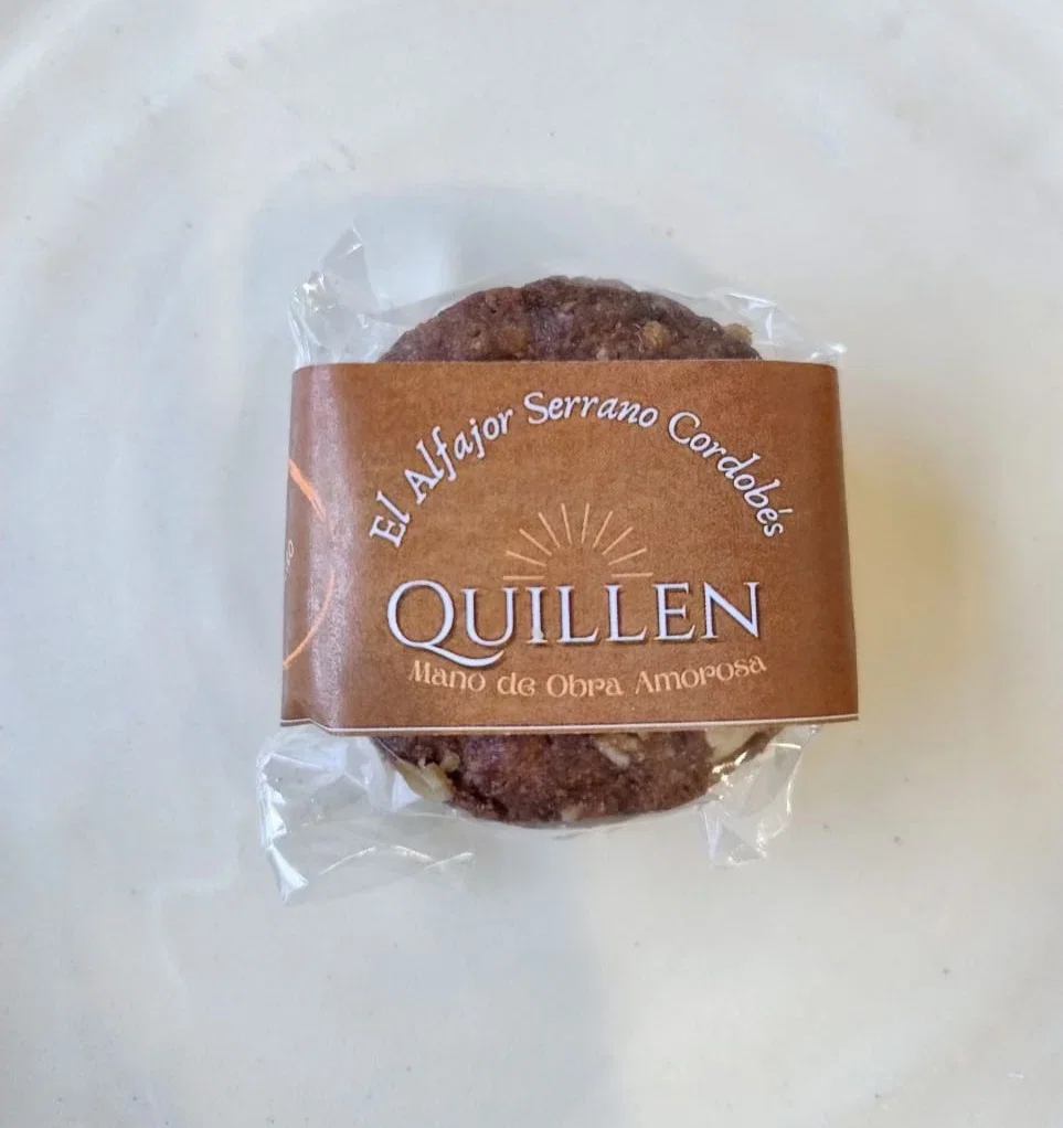 Pack x 5 Unidades de Alfajores Agroecológicos de Cacao Rellenos de Dulce de Leche Quillén