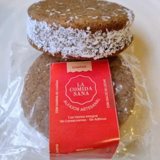 Pack x 5 Unidades de Alfajor Agroecológico de Chañar con Dulce de Leche x Unidad La Comida Sana