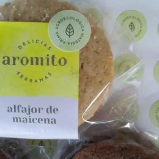 Pack x 5 Unidades de Alfajores Agroecológicos de Maicena Aromito