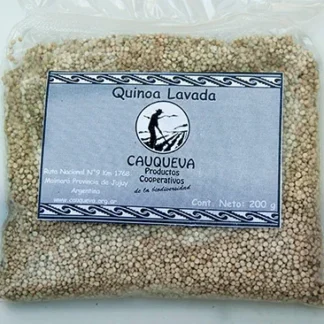 Quinoa Agroecológica x 1 Kg. Cauqueva (Lavada y Desaponificada)