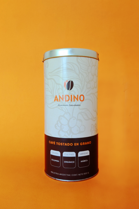 Café en Granos Orgánico x 500 Gr. Andino (Origen: Colombia)