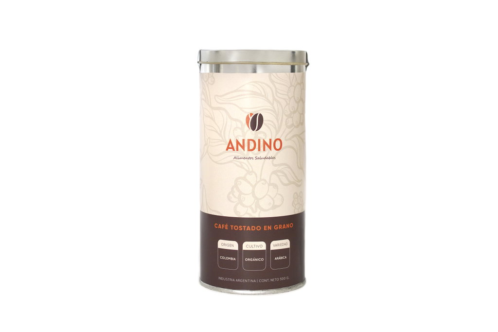 Café en Granos Orgánico x 500 Gr. Andino (Origen: Colombia)