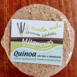 Milanesas Vegetarianas Agroecológicas x 6 Unidades Tenedor Verde (Variedad: Quinoa)