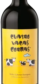 Pack x 6 unidades de Vino Orgánico Cuatro Vacas Gordas (Variedad: Blend Malbec/Cabernet)