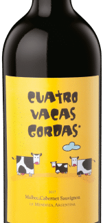 Vino Orgánico Cuatro Vacas Gordas (Variedad: Blend Malbec/Cabernet)