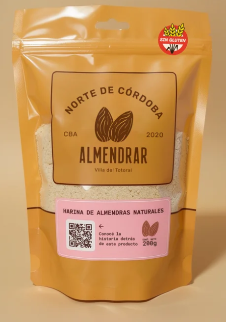 Harina de Almendras Agroecológicas x 200 gr