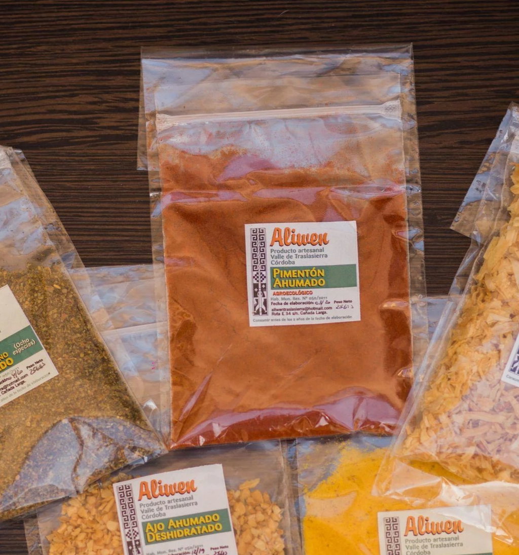 Pimentón Agroecológico Ahumado x 25 Gr. Aliwen (Bolsa Ziploc)
