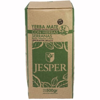 Yerba Mate Agroecológica x 1/2 Kg. Jesper (Variedad: con Hierbas)