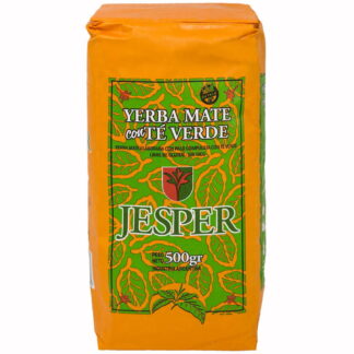 Yerba Mate Agroecológica x 1/2 Kg. Jesper (Variedad: con Té Verde)