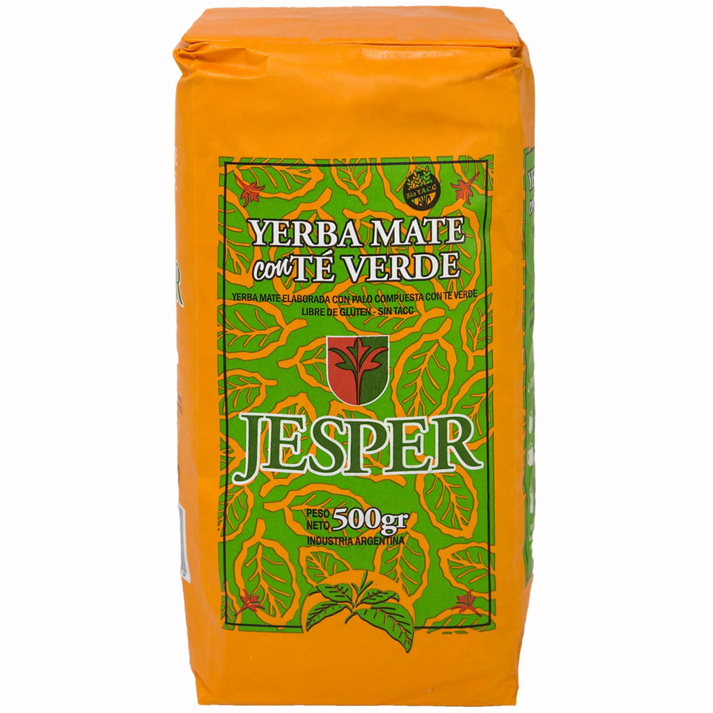 Yerba Mate Agroecológica x 1/2 Kg. Jesper (Variedad: con Té Verde)