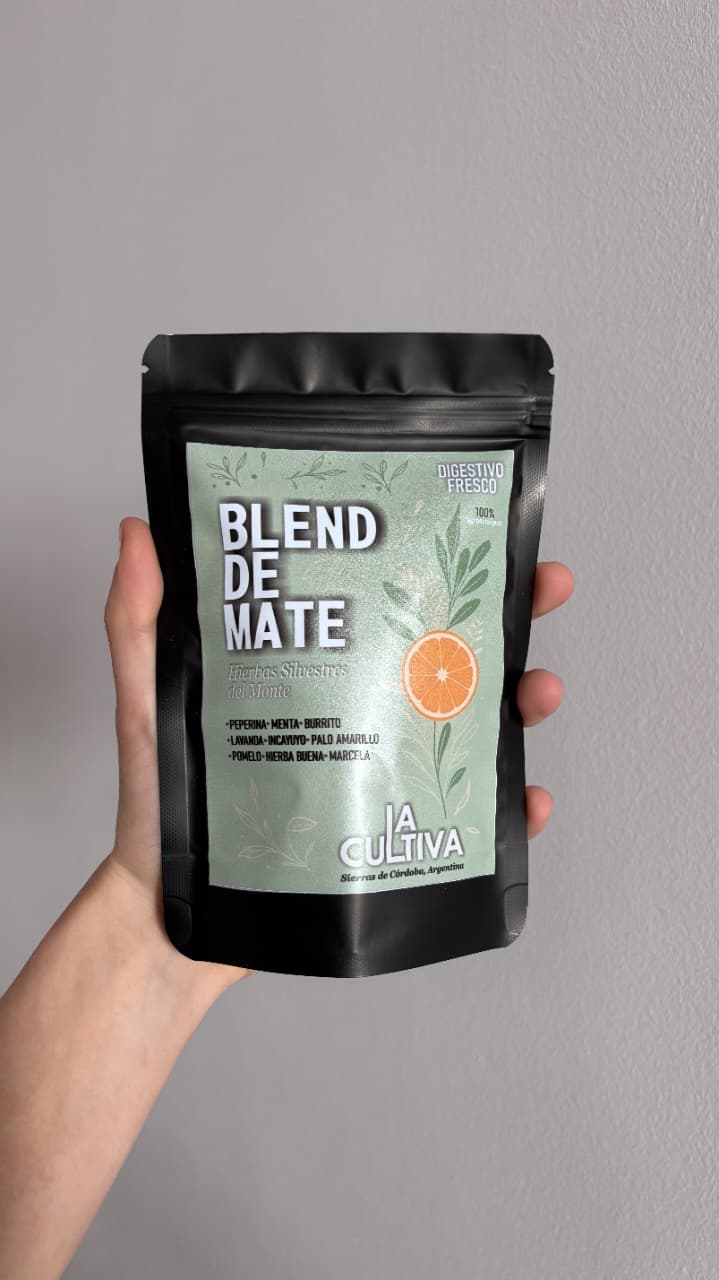 Blend de Mate Agroecológico La Cultiva (Variedad: Digestivo Fresco)